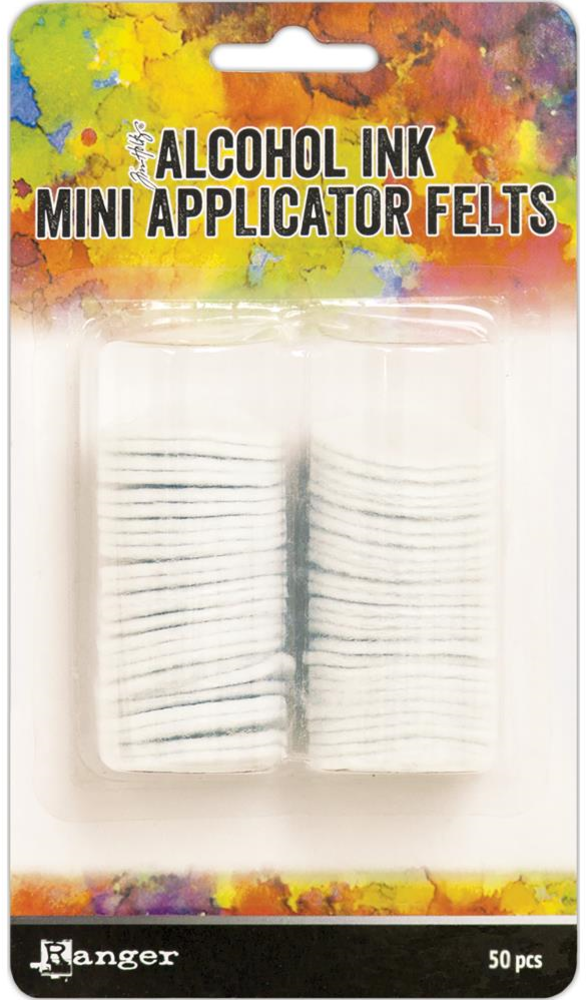 Ranger Tim Holtz Alcohol Ink Applicator Tool Mini - Replacement Round Felts (50pcs) (TAC62165) Ranger Tim Holtz Alcohol Ink Applicator Tool Mini - Replacement Round Felts (50pcs) (TAC62165)