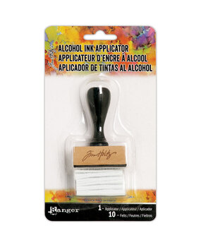 Ranger Tim Holtz Alcohol Ink Applicator Tool - Handle w/ Felts (10pads) (TIM20745) Ranger Tim Holtz Alcohol Ink Applicator Tool - Handle w/ Felts (10pads) (TIM20745)