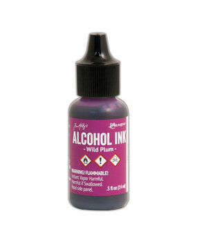Ranger Tim Holtz Alcohol Ink Wild Plum 0.5 fl oz (TIM22220) Ranger Tim Holtz Alcohol Ink Wild Plum 0.5 fl oz (TIM22220)