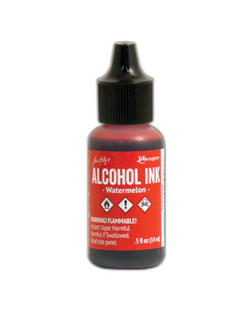 Ranger Tim Holtz Alcohol Ink Watermelon 0.5 fl oz (TAB25566) Ranger Tim Holtz Alcohol Ink Watermelon 0.5 fl oz (TAB25566)