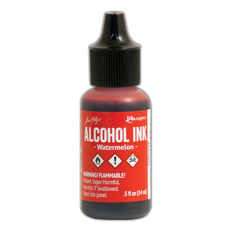 Ranger Tim Holtz Alcohol Ink Watermelon 0.5 fl oz (TAB25566) Ranger Tim Holtz Alcohol Ink Watermelon 0.5 fl oz (TAB25566)