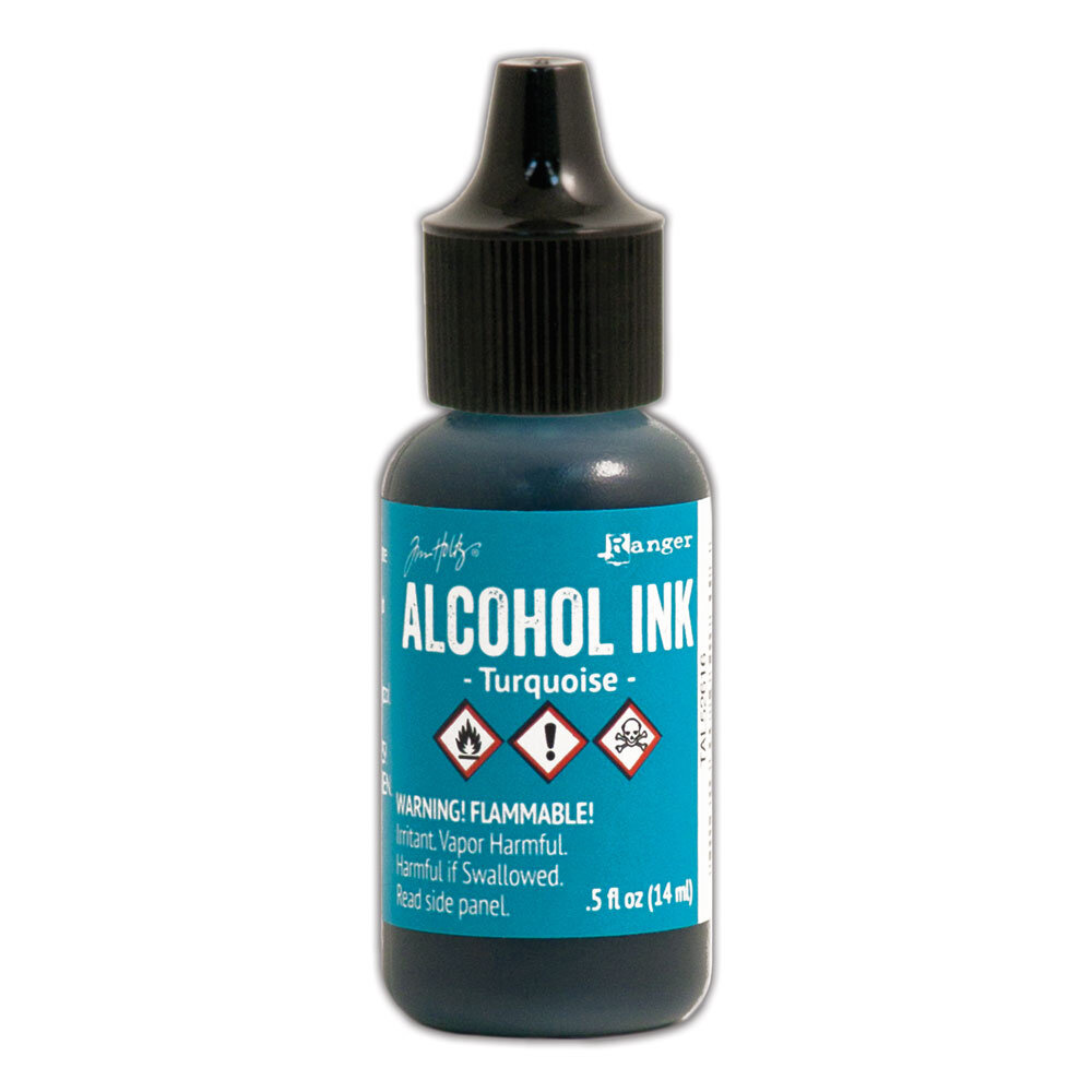 Ranger Tim Holtz Alcohol Ink Turquoise 0.5 fl oz (TAL52616) Ranger Tim Holtz Alcohol Ink Turquoise 0.5 fl oz (TAL52616)
