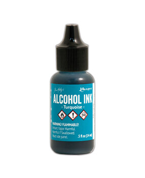 Ranger Tim Holtz Alcohol Ink Turquoise 0.5 fl oz (TAL52616) Ranger Tim Holtz Alcohol Ink Turquoise 0.5 fl oz (TAL52616)