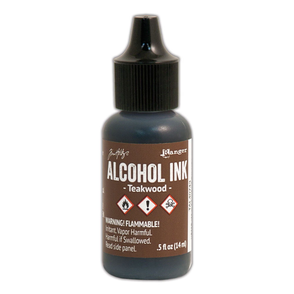 Ranger Tim Holtz Alcohol Ink Teakwood 0.5 fl oz (TAL40743) Ranger Tim Holtz Alcohol Ink Teakwood 0.5 fl oz (TAL40743)