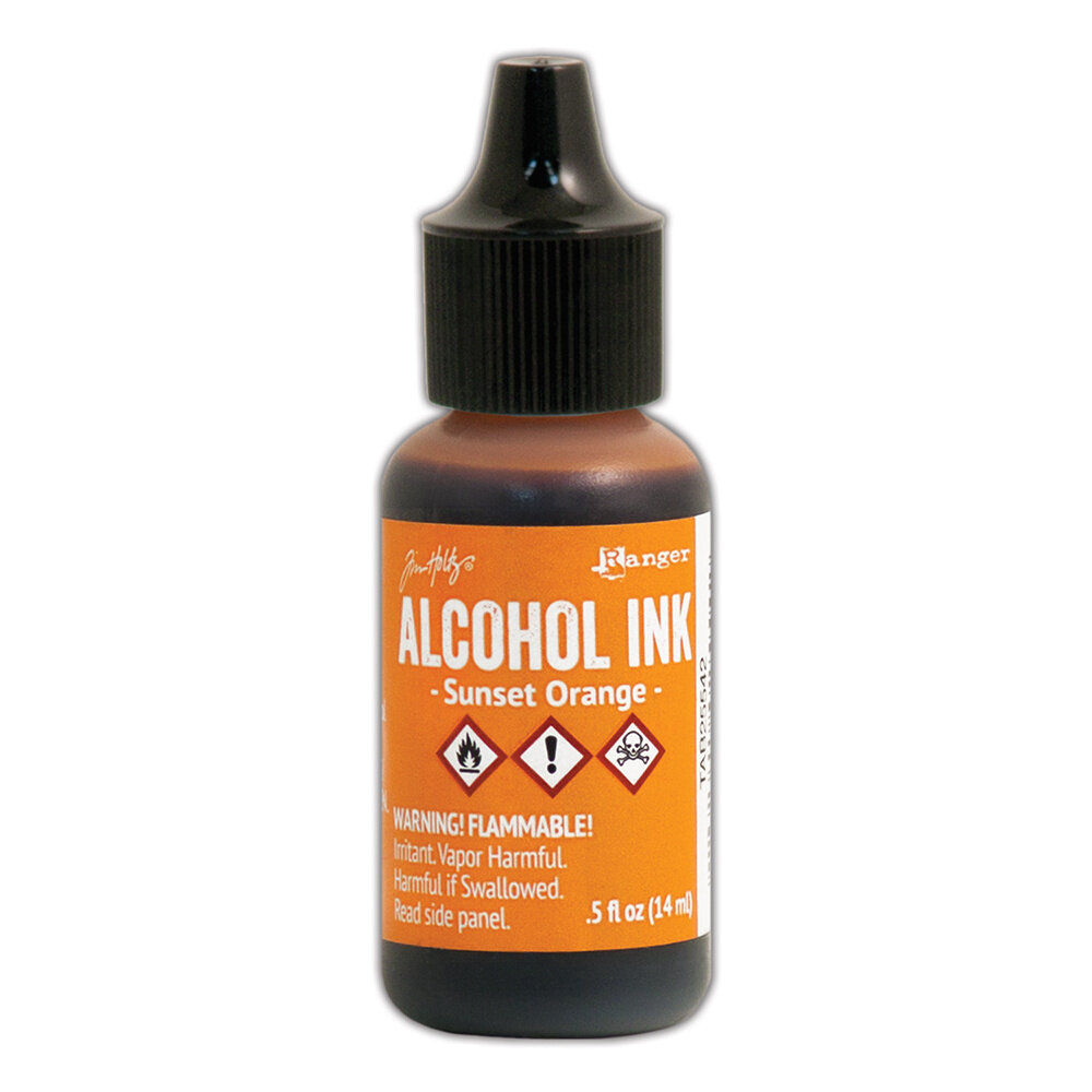 Ranger Tim Holtz Alcohol Ink Sunset Orange 0.5 fl oz (TAB25542) Ranger Tim Holtz Alcohol Ink Sunset Orange 0.5 fl oz (TAB25542)