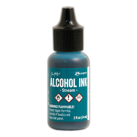 Ranger Tim Holtz Alcohol Ink Stream 0.5 fl oz (TIM22206) Ranger Tim Holtz Alcohol Ink Stream 0.5 fl oz (TIM22206)