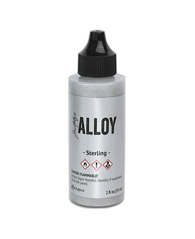 Ranger Tim Holtz Alcohol Alloy Sterling 2 fl oz (TAG77404) Ranger Tim Holtz Alcohol Alloy Sterling 2 fl oz (TAG77404)
