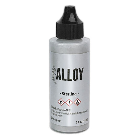 Ranger Tim Holtz Alcohol Alloy Sterling 2 fl oz (TAG77404) Ranger Tim Holtz Alcohol Alloy Sterling 2 fl oz (TAG77404)