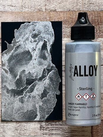 Ranger Tim Holtz Alcohol Alloy Sterling 2 fl oz (TAG77404) Ranger Tim Holtz Alcohol Alloy Sterling 2 fl oz (TAG77404)