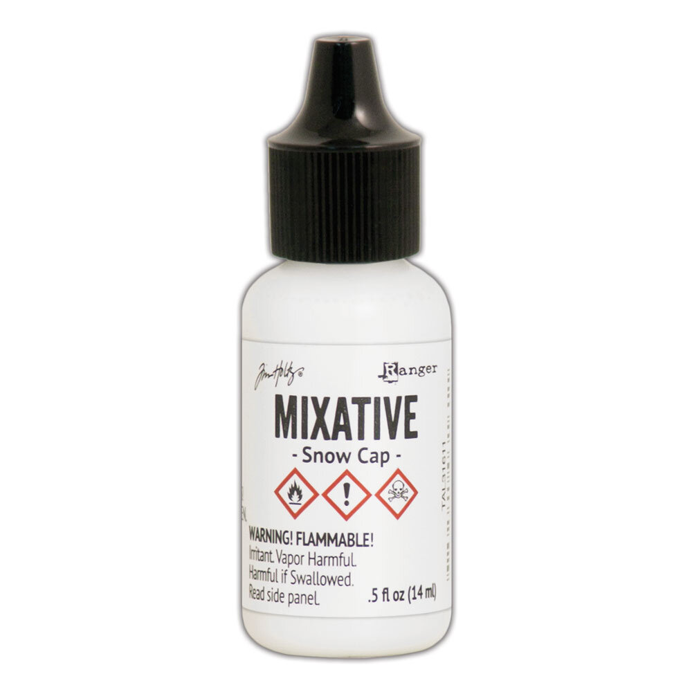 Ranger Tim Holtz Metallic Mixative Snow Cap 0.5 oz (TAL31611) Ranger Tim Holtz Metallic Mixative Snow Cap 0.5 oz (TAL31611)