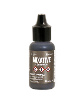 Ranger Tim Holtz Metallic Mixative Gunmetal 0.5 oz (TAL59783) Ranger Tim Holtz Metallic Mixative Gunmetal 0.5 oz (TAL59783)
