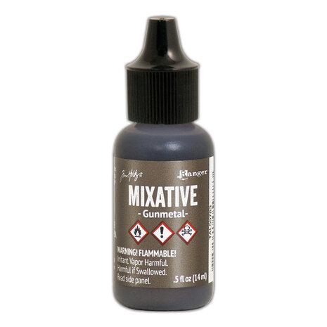 Ranger Tim Holtz Metallic Mixative Gunmetal 0.5 oz (TAL59783) Ranger Tim Holtz Metallic Mixative Gunmetal 0.5 oz (TAL59783)