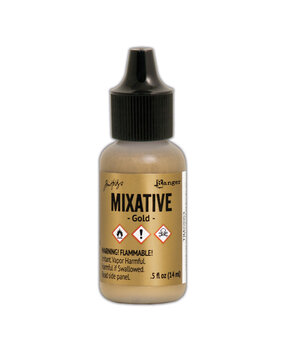 Ranger Tim Holtz Metallic Mixative Gold 0.5 oz (TIM22053) Ranger Tim Holtz Metallic Mixative Gold 0.5 oz (TIM22053)