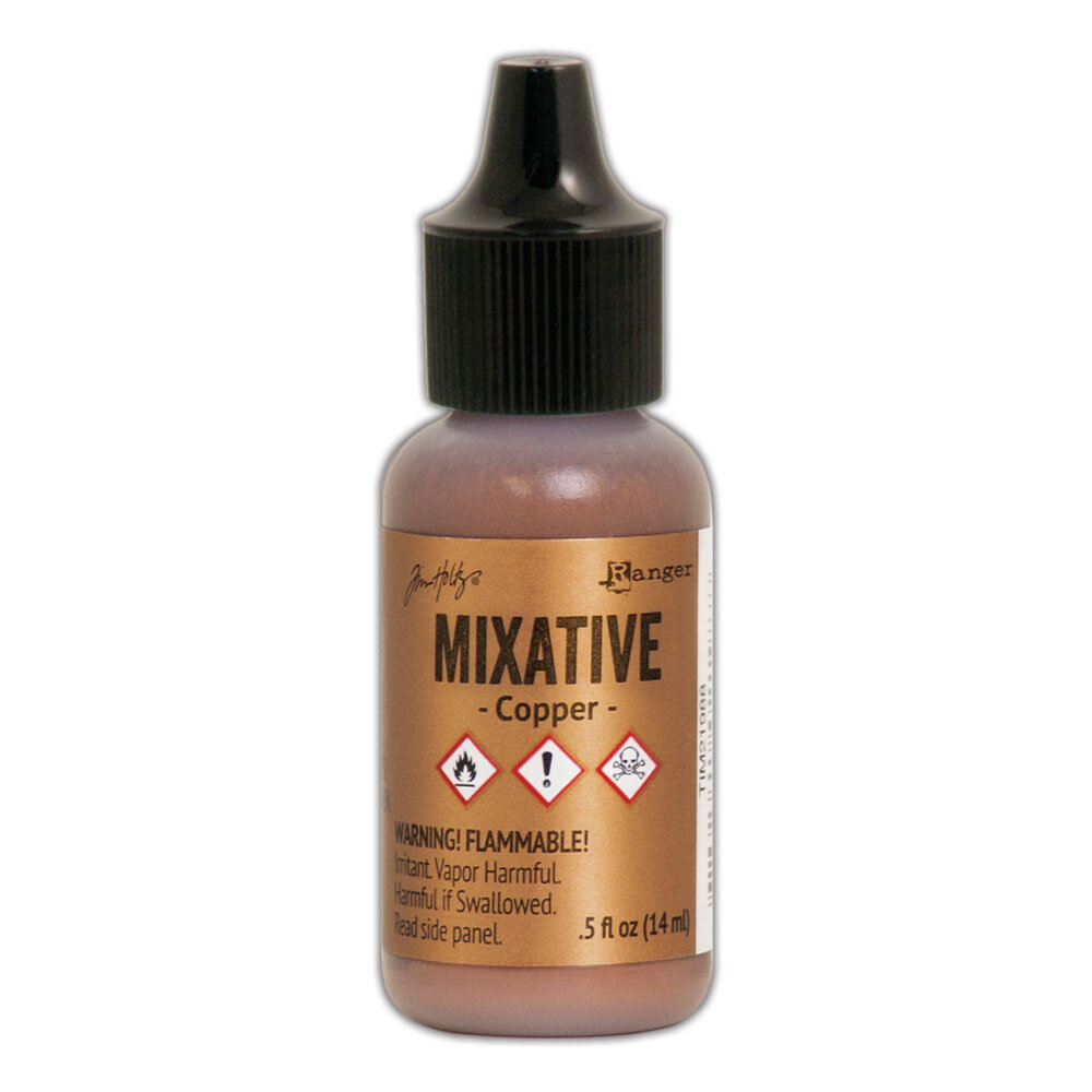 Ranger Tim Holtz Metallic Mixative Copper 0.5 oz (TIM21988) Ranger Tim Holtz Metallic Mixative Copper 0.5 oz (TIM21988)