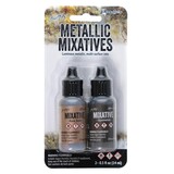Ranger Tim Holtz Metallic Mixative Kits Rose Gold & Gunmetal (TAK58762)