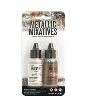 Ranger Tim Holtz Metallic Mixative Kits Pearl & Copper (TIM21254) Ranger Tim Holtz Metallic Mixative Kits Pearl & Copper (TIM21254)