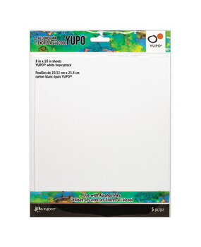 Ranger Tim Holtz Alcohol Ink Yupo Paper 8x10 Inch White Heavystock (5pcs) (TAC69744) Ranger Tim Holtz Alcohol Ink Yupo Paper 8x10 Inch White Heavystock (5pcs) (TAC69744)