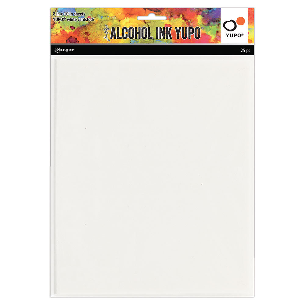 Ranger Tim Holtz Alcohol Ink Yupo Paper 8x10 Inch White (25pcs) (TAC76346) Ranger Tim Holtz Alcohol Ink Yupo Paper 8x10 Inch White (25pcs) (TAC76346)