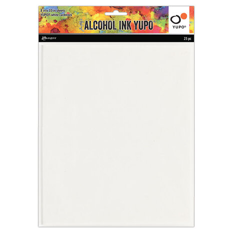 Ranger Tim Holtz Alcohol Ink Yupo Paper 8x10 Inch White (25pcs) (TAC76346) Ranger Tim Holtz Alcohol Ink Yupo Paper 8x10 Inch White (25pcs) (TAC76346)
