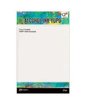 Ranger Tim Holtz Alcohol Ink Yupo Paper 5x7 Inch White (10pcs) (TAC63339) Ranger Tim Holtz Alcohol Ink Yupo Paper 5x7 Inch White (10pcs) (TAC63339)