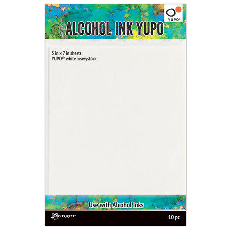 Ranger Tim Holtz Alcohol Ink Yupo Paper 5x7 Inch White (10pcs) (TAC63339) Ranger Tim Holtz Alcohol Ink Yupo Paper 5x7 Inch White (10pcs) (TAC63339)