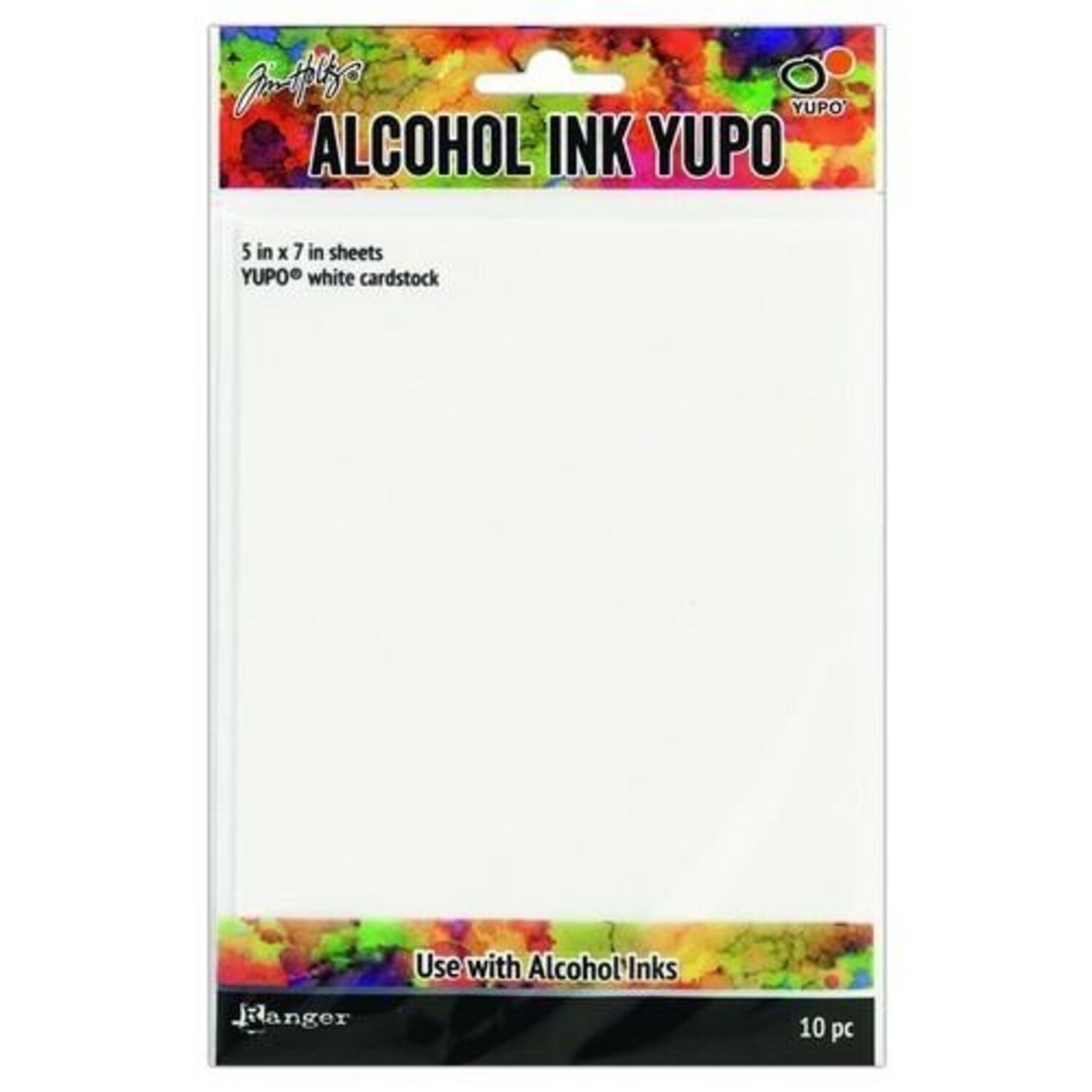 Yupo Paper for Alcohol Ink - White A5 Pack of 10, Alcohol Inks