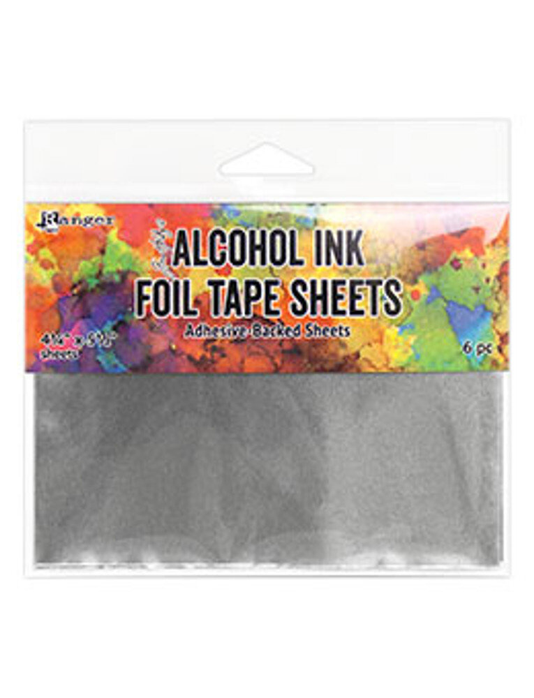 Ranger Tim Holtz Alcohol Ink Foil Tape Sheets 4.25x5.5 Inch (6pcs) (TAC58533)