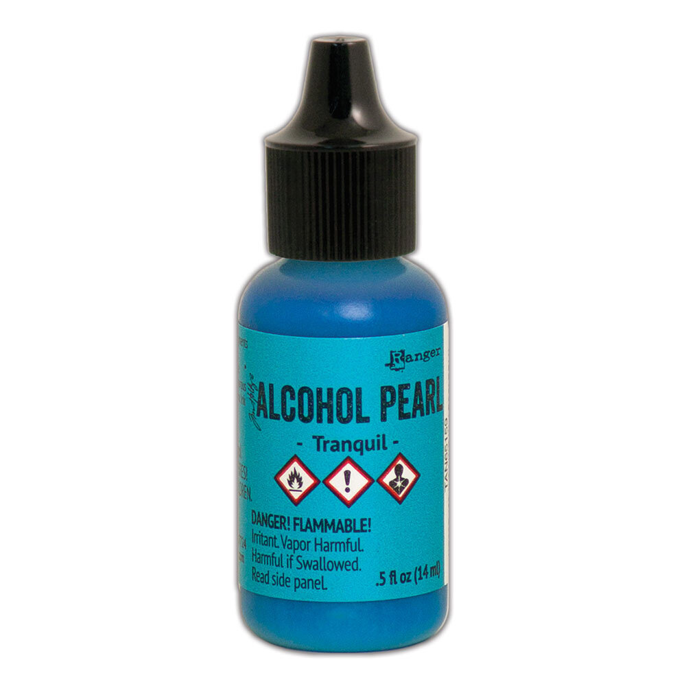 Ranger Tim Holtz Alcohol Pearl Tranquil 0.5 oz (TAN65159) Ranger Tim Holtz Alcohol Pearl Tranquil 0.5 oz (TAN65159)