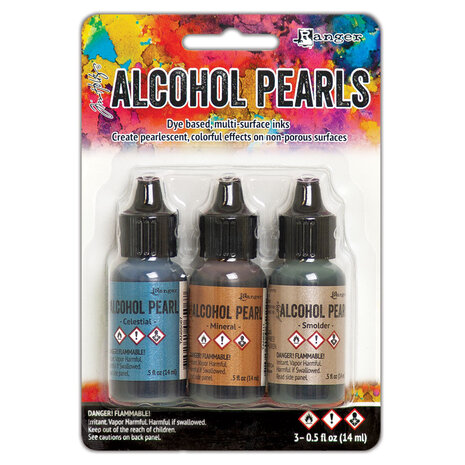 Ranger Tim Holtz Alcohol Pearl - Kit 4 (TANK65548) Ranger Tim Holtz Alcohol Pearl - Kit 4 (TANK65548)