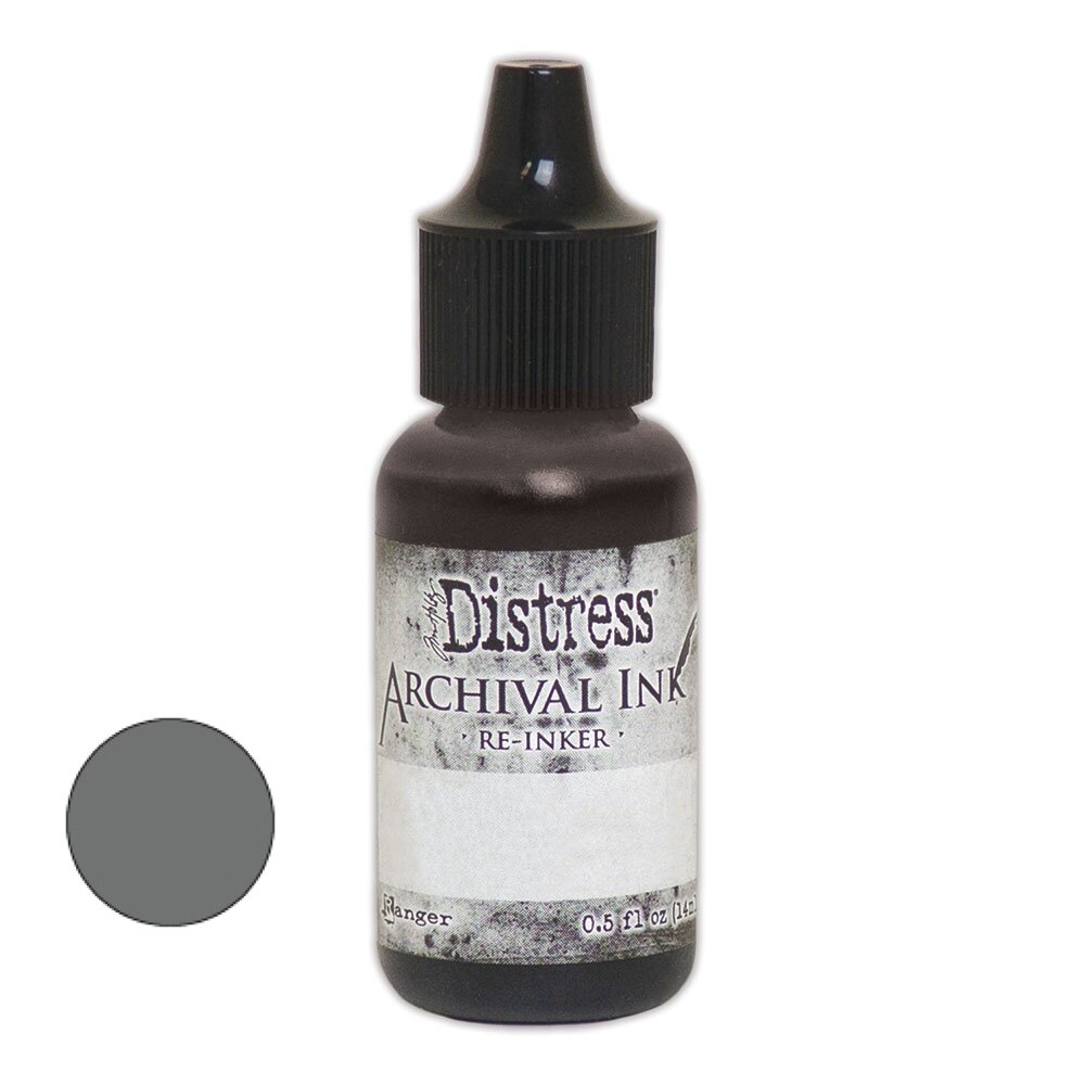 Ranger Tim Holtz Distress Archival Ink Re-Inker Hickory Smoke 0.5 oz (ARD51114) Ranger Tim Holtz Distress Archival Ink Re-Inker Hickory Smoke 0.5 oz (ARD51114)