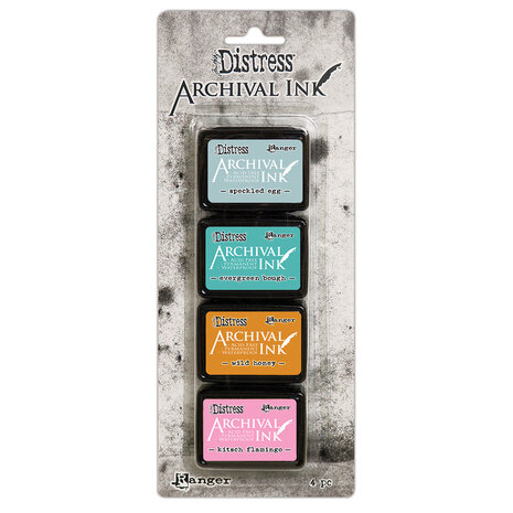 Ranger Tim Holtz Distress Archival Ink - Mini Pad Kit 4 (AITK75110)
