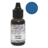 Ranger Tim Holtz Distress Archival Ink Re-Inker Faded Jeans 0.5 oz (ARD66347)