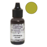 Ranger Tim Holtz Distress Archival Ink Re-Inker Crushed Olive 0.5 oz (ARD80817)