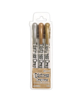 Ranger Tim Holtz Distress Crayons Set Metallics (3pcs) (TDBK58700)
