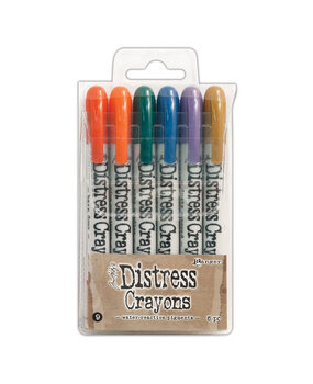 Ranger Tim Holtz Distress Crayons Set 9 (6pcs) (TDBK51794)