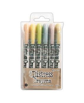 Ranger Tim Holtz Distress Crayons Set 8 (6pcs) (TDBK51787)