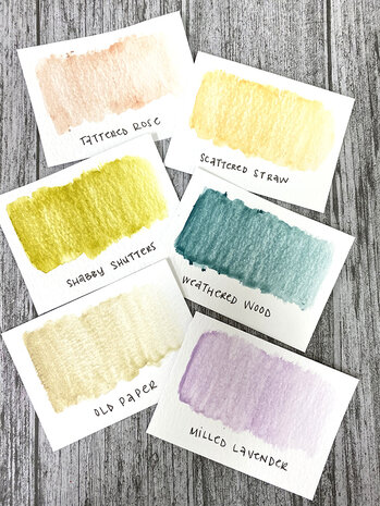 Ranger Tim Holtz Distress Crayons Set 8 (6pcs) (TDBK51787)