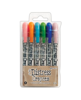 Ranger Tim Holtz Distress Crayons Set 6 (6pcs) (TDBK51763)