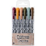 Ranger Tim Holtz Distress Crayons Set 10 (6pcs) (TDBK51800)
