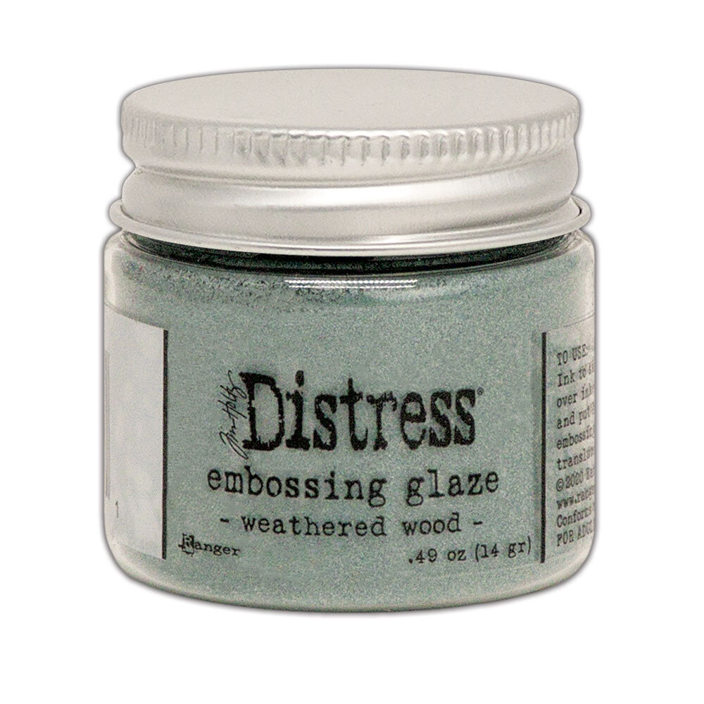 Ranger Tim Holtz Distress Embossing Glaze Weathered Wood 1 oz (TDE71051)