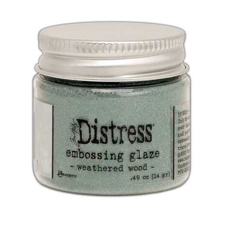 Ranger Tim Holtz Distress Embossing Glaze Weathered Wood 1 oz (TDE71051)