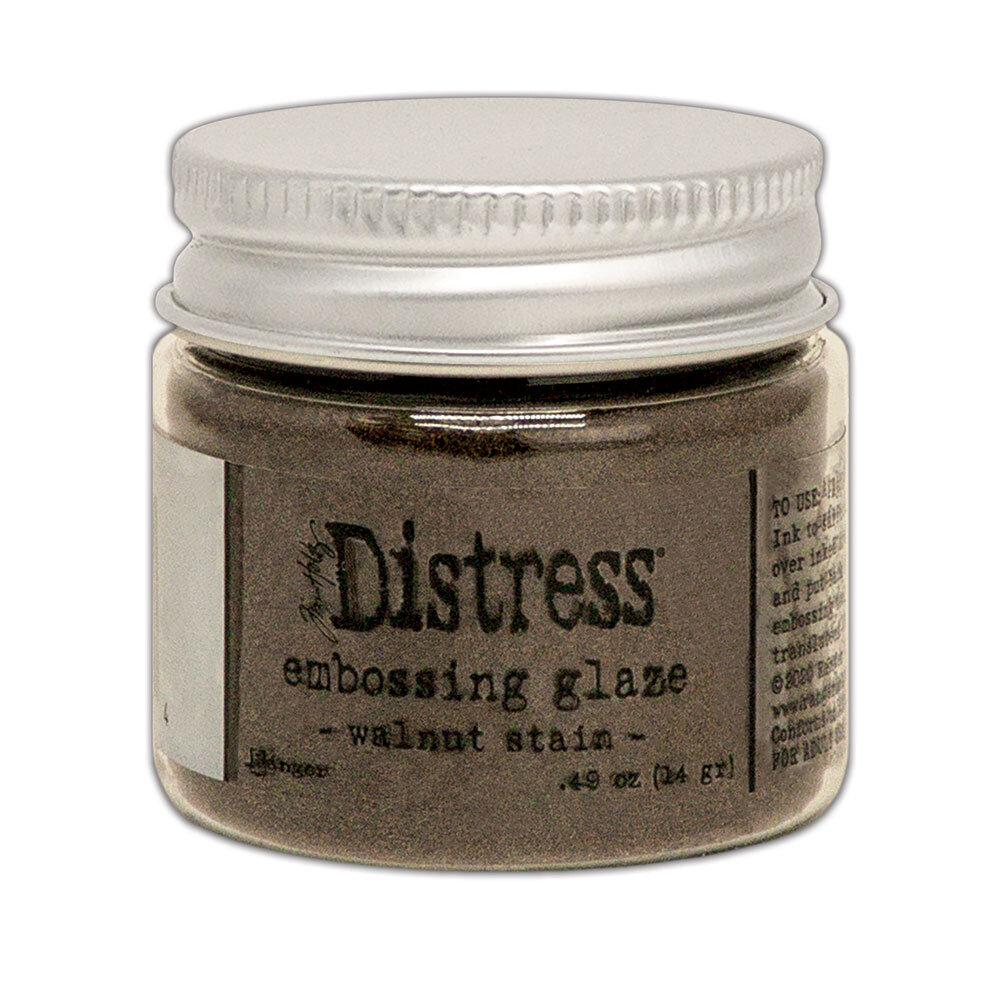Ranger Tim Holtz Distress Embossing Glaze Walnut Stain 1 oz (TDE71044) Ranger Tim Holtz Distress Embossing Glaze Walnut Stain 1 oz (TDE71044)