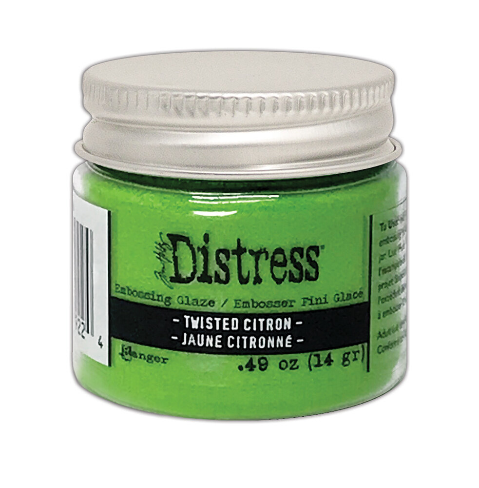 Ranger Tim Holtz Distress Embossing Glaze Twisted Citron 1 oz (TDE79224)