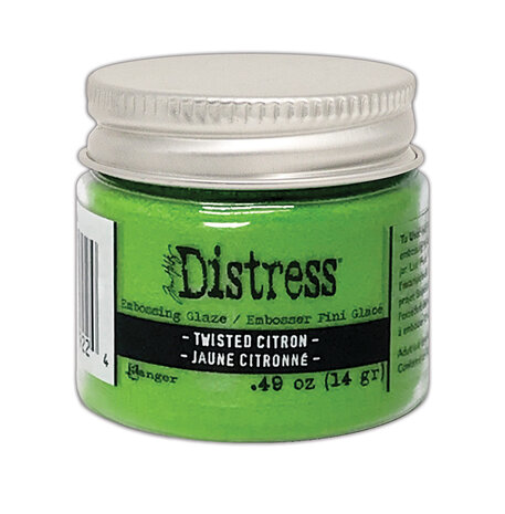 Ranger Tim Holtz Distress Embossing Glaze Twisted Citron 1 oz (TDE79224)