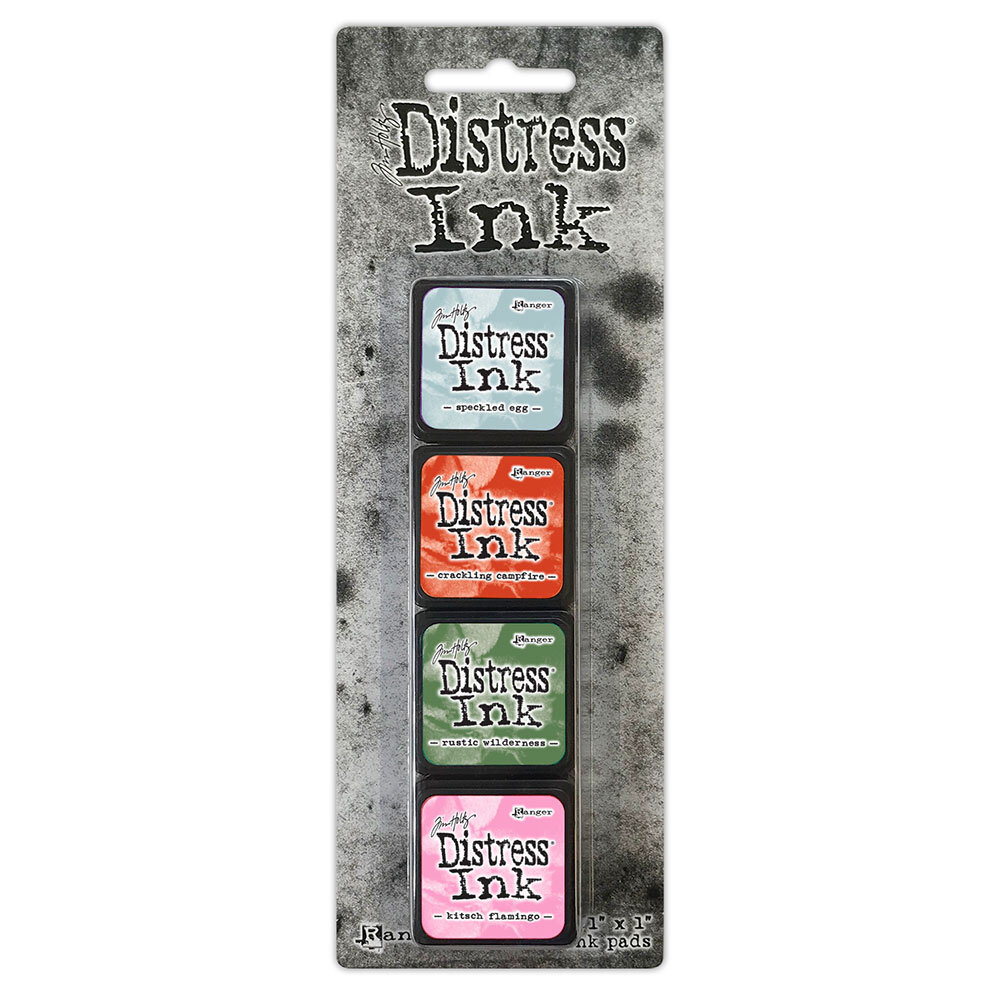 Ranger Tim Holtz Distress Ink - Mini Pad Kit 16 (TDPK76339) Ranger Tim Holtz Distress Ink - Mini Pad Kit 16 (TDPK76339)