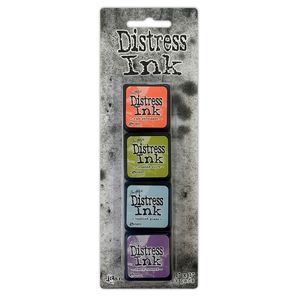 Ranger Tim Holtz Distress Ink - Mini Pad Kit 8 (TDPK40385) Ranger Tim Holtz Distress Ink - Mini Pad Kit 8 (TDPK40385)