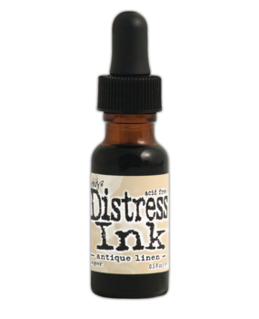Ranger Tim Holtz Distress Ink Re-Inker Antique Linen 0.5 fl oz (TIM19435)