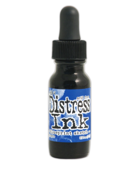 Ranger Tim Holtz Distress Ink Re-Inker Blueprint Sketch 0.5 fl oz (TXR43317)