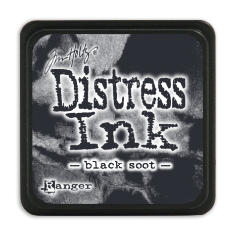 Ranger Tim Holtz Distress Ink Pad Mini Black Soot (TDP39860) Ranger Tim Holtz Distress Ink Pad Mini Black Soot (TDP39860)