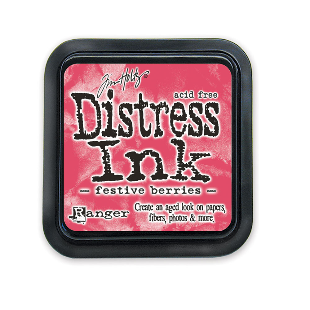 Ranger Tim Holtz Distress Ink Pad Festive Berries (TIM32861) Ranger Tim Holtz Distress Ink Pad Festive Berries (TIM32861)